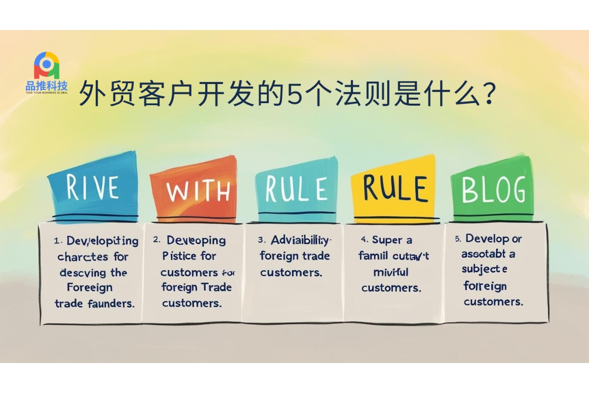 外贸客户开发的5个法则是什么？