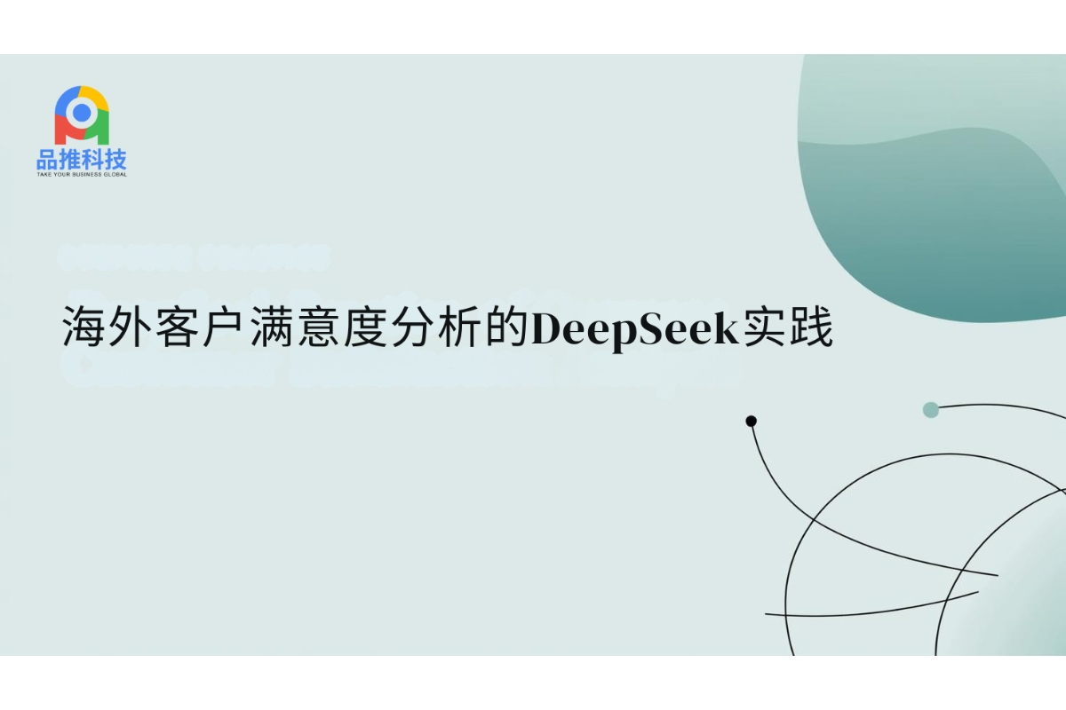 海外客户满意度分析的DeepSeek实践