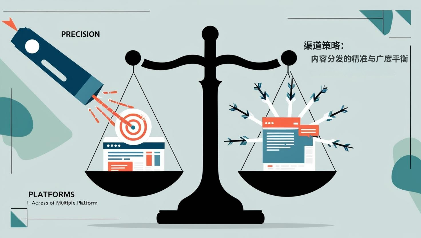 渠道策略：内容分发的精准与广度平衡