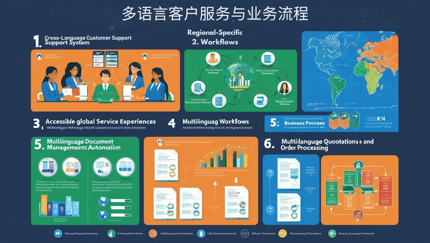 多语言客户服务与业务流程