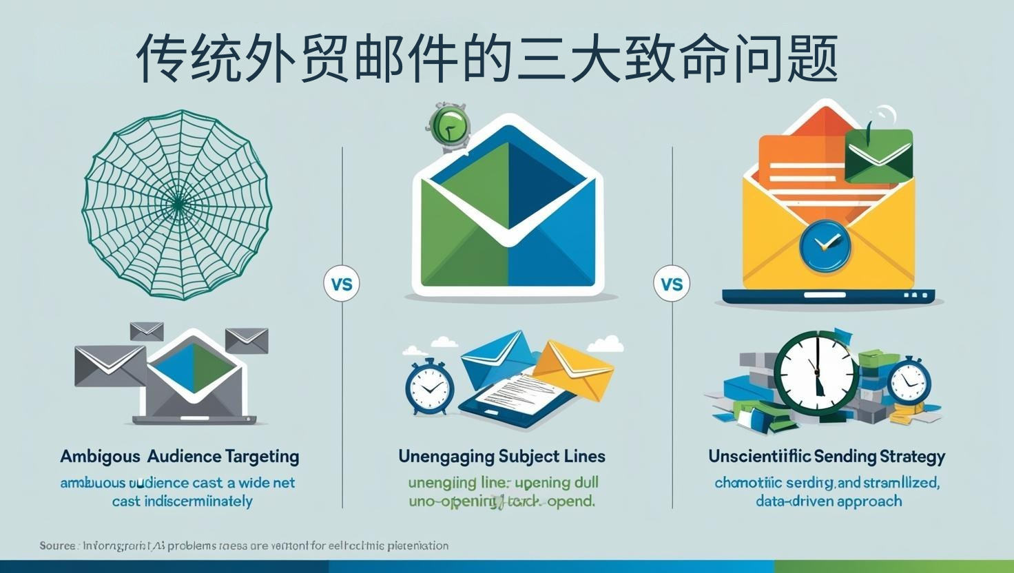 传统外贸邮件的三大致命问题