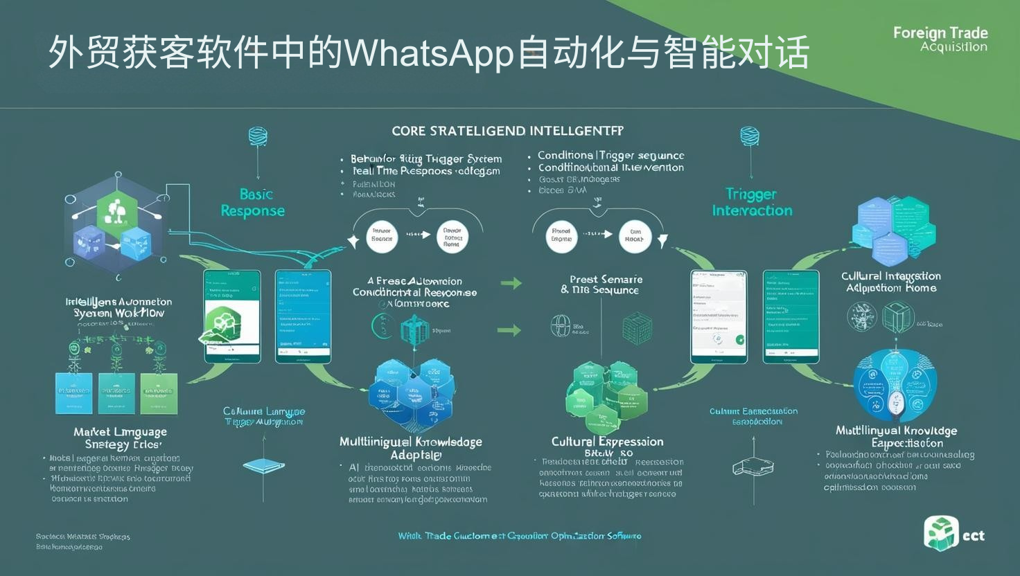 外贸获客软件中的WhatsApp自动化与智能对话