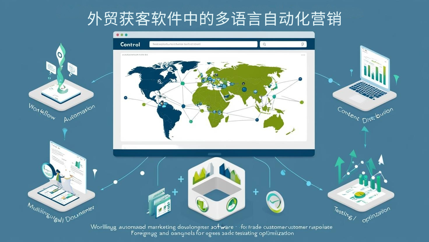 外贸获客软件中的多语言自动化营销