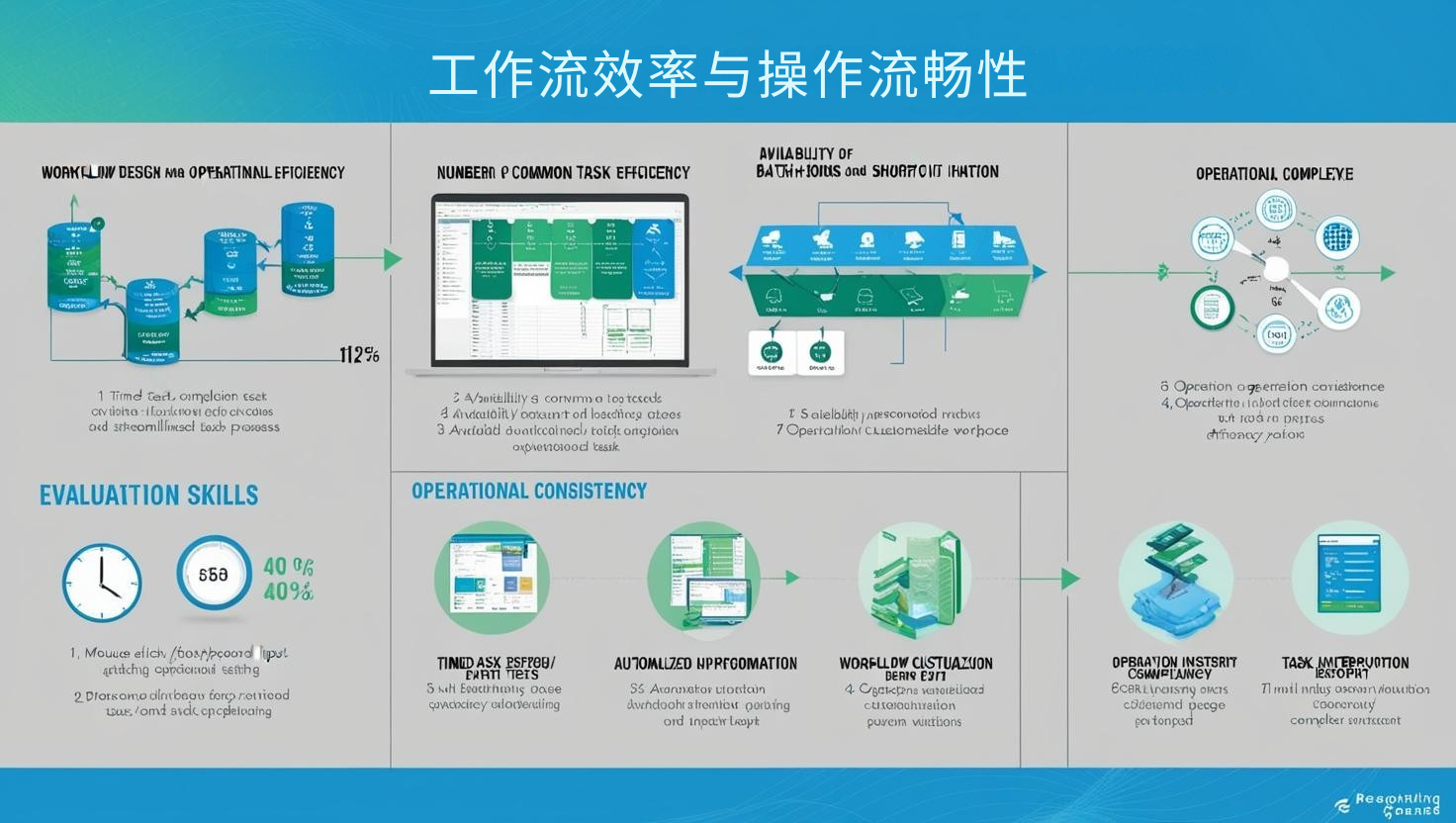 工作流效率与操作流畅性