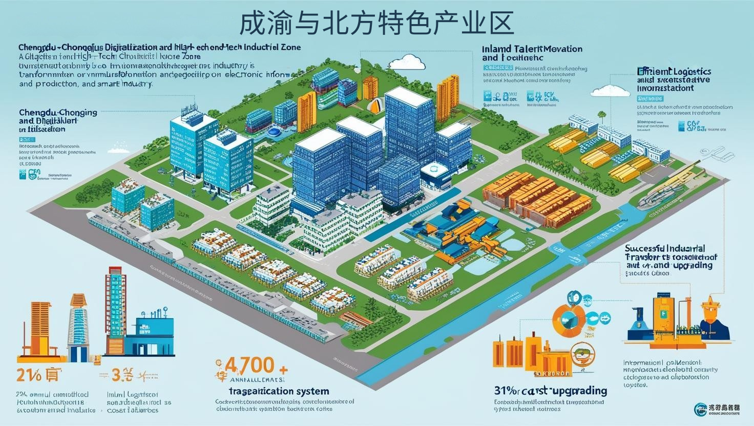 成渝与北方特色产业区