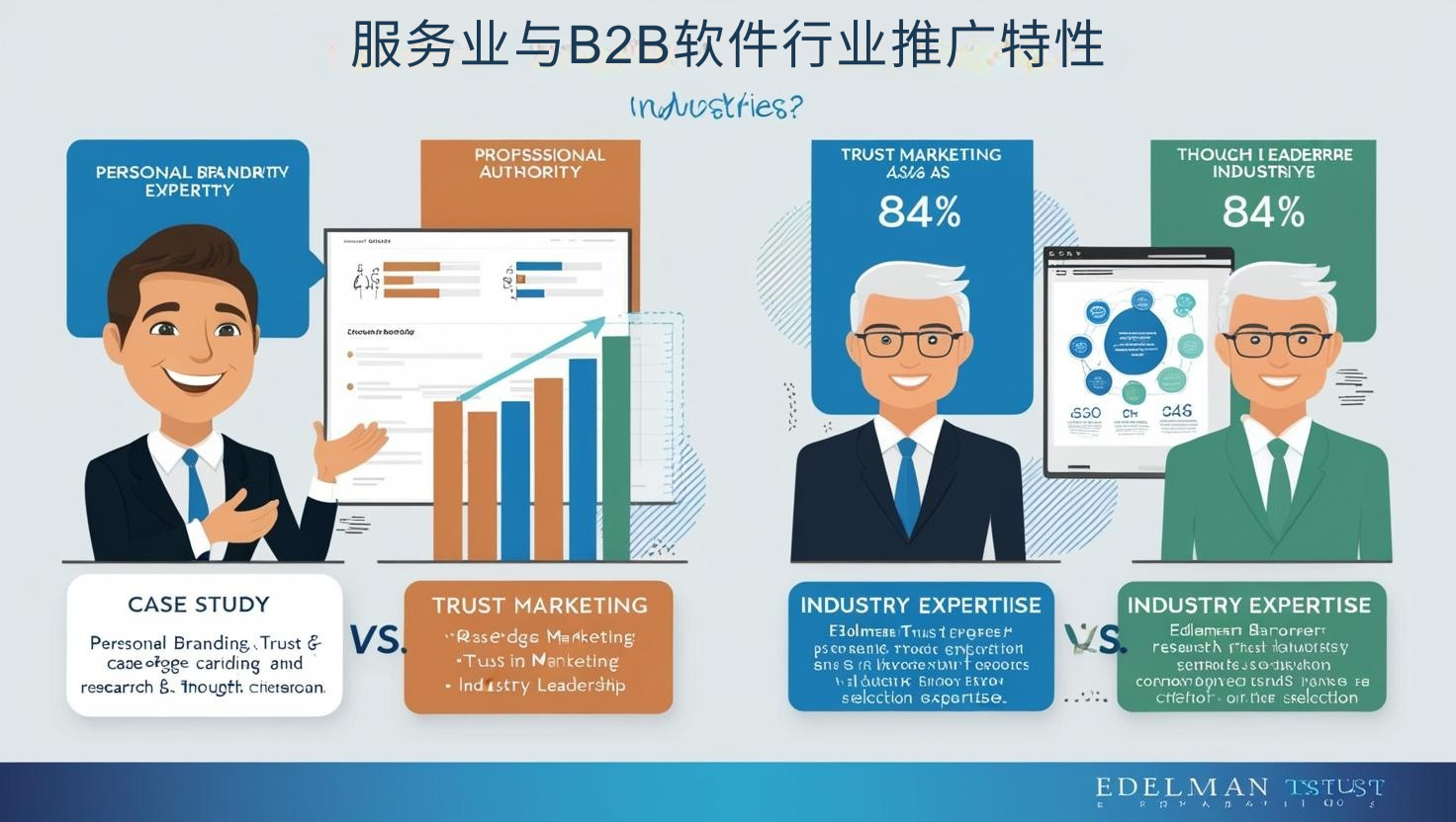 服务业与B2B软件行业推广特性