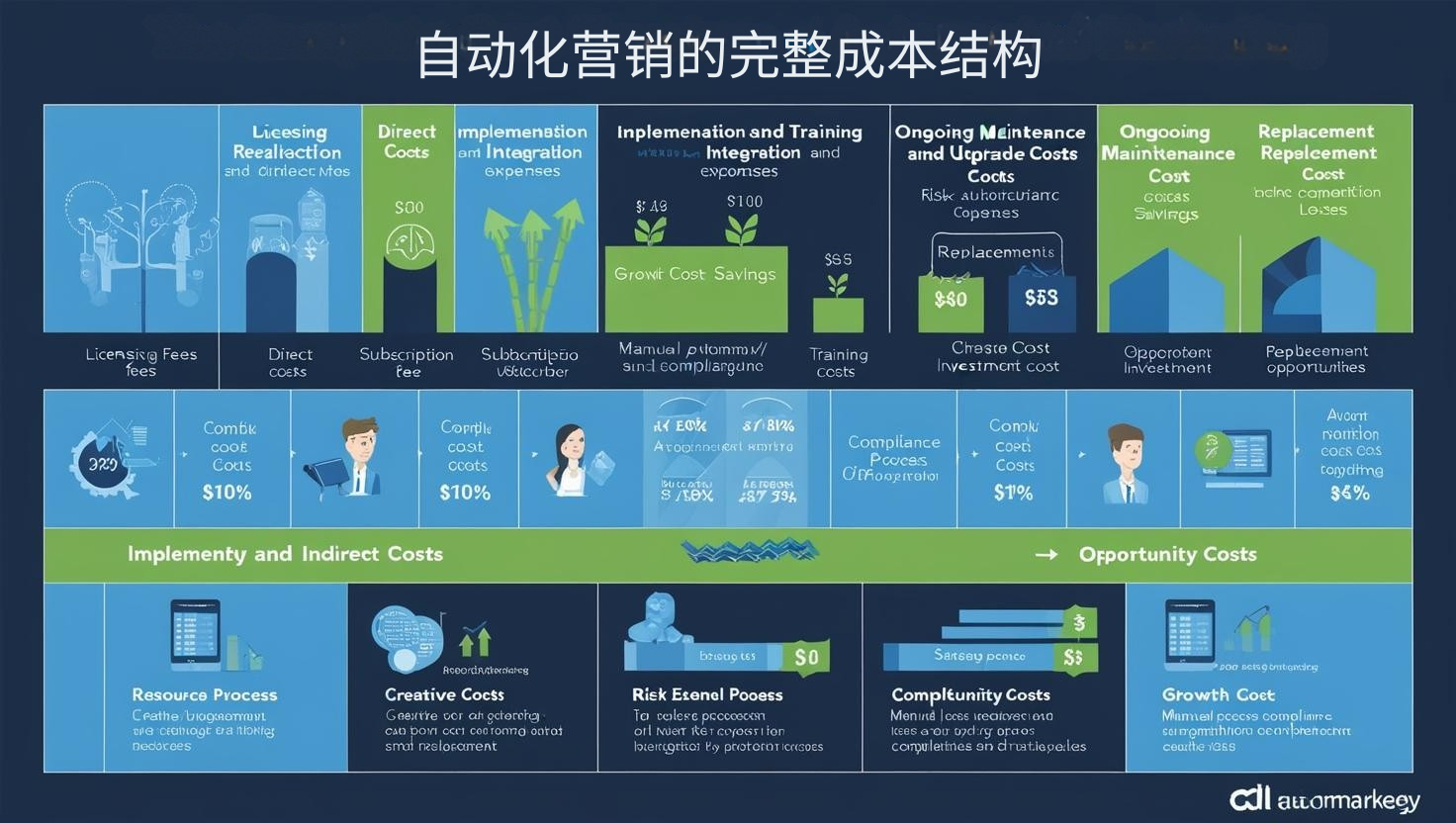 自动化营销的完整成本结构