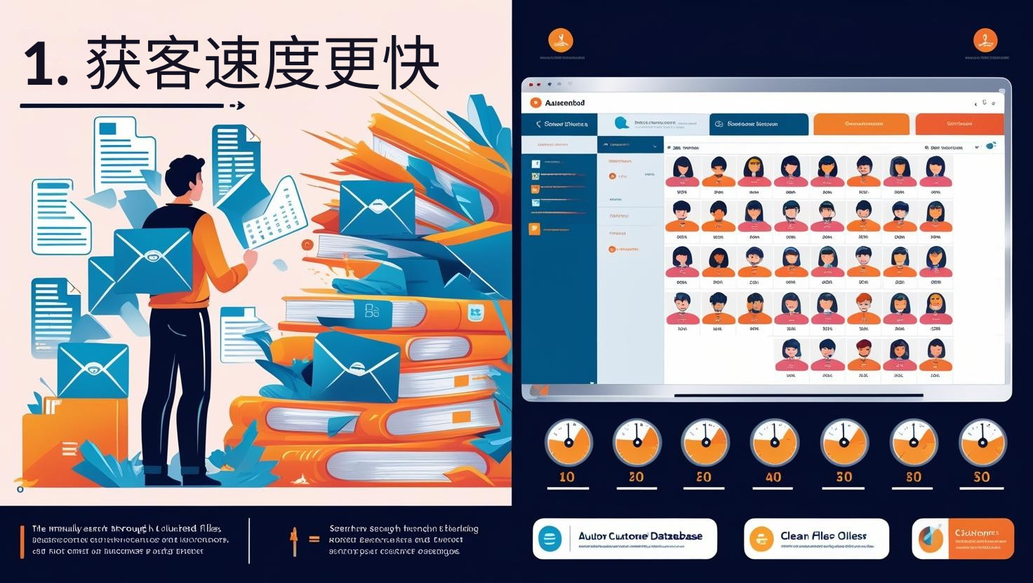 1. 获客速度更快