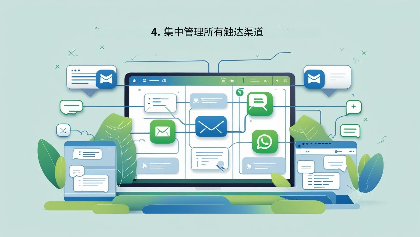 4. 集中管理所有触达渠道