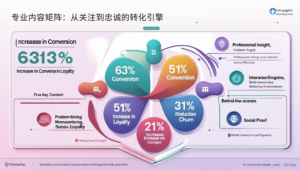 专业内容矩阵：从关注到忠诚的转化引擎