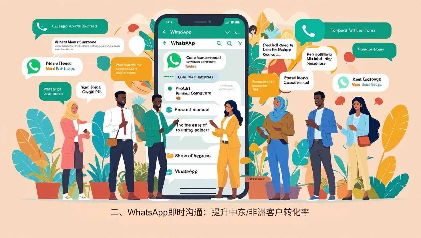 二、WhatsApp即时沟通：提升中东/非洲客户转化率