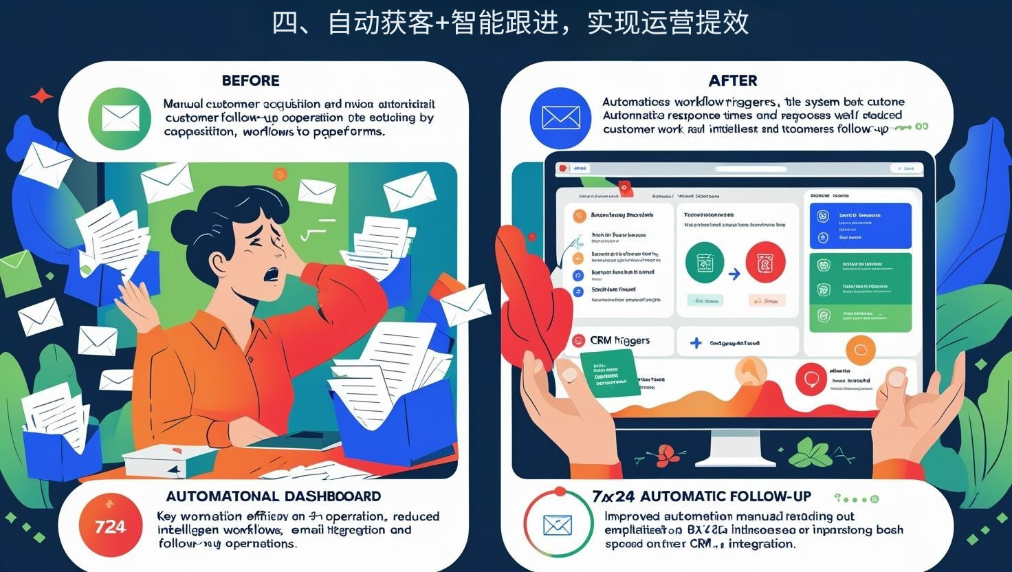 四、自动获客+智能跟进，实现运营提效