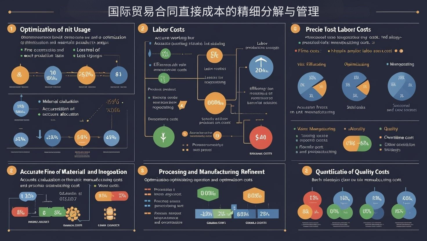 国际贸易合同直接成本的精细分解与管理