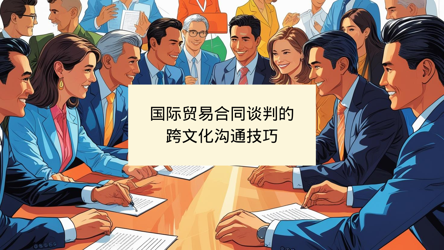国际贸易合同谈判的跨文化沟通技巧