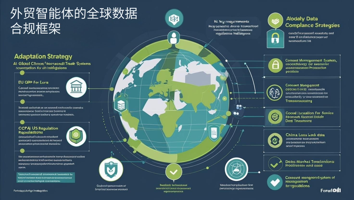 外贸智能体的全球数据合规框架