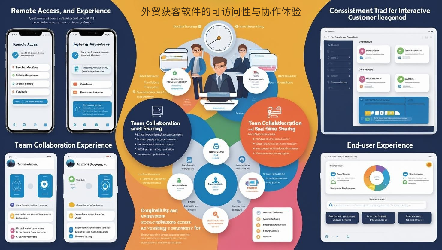 外贸获客软件的可访问性与协作体验