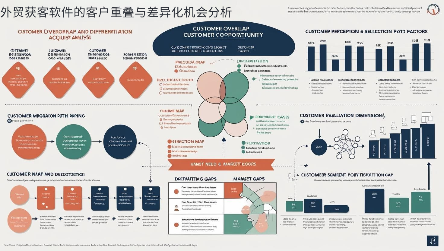 外贸获客软件的客户重叠与差异化机会分析