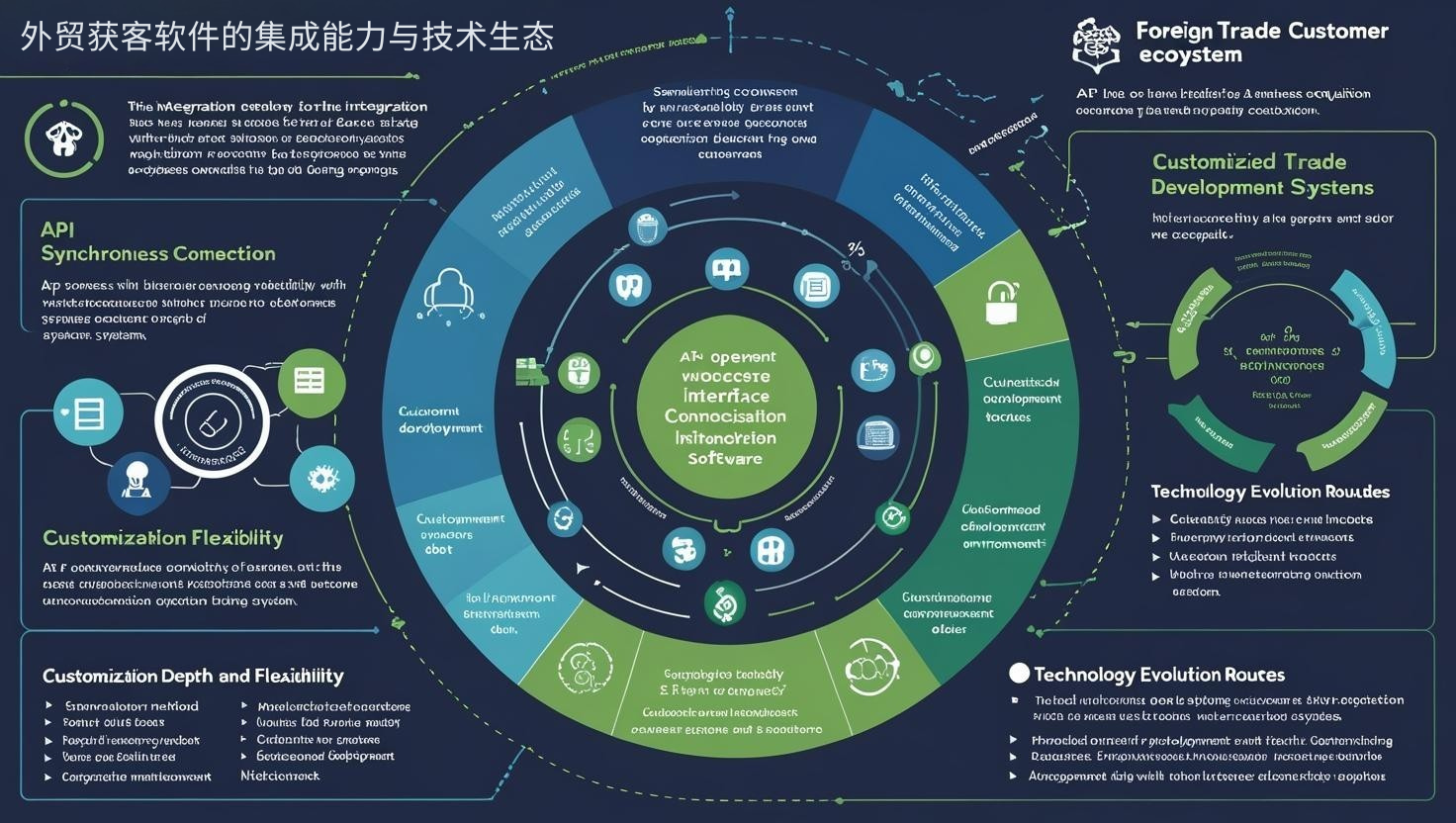 外贸获客软件的集成能力与技术生态