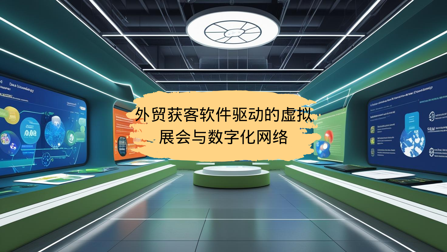 外贸获客软件驱动的虚拟展会与数字化网络