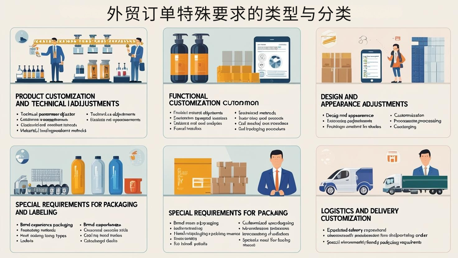 外贸订单特殊要求的类型与分类