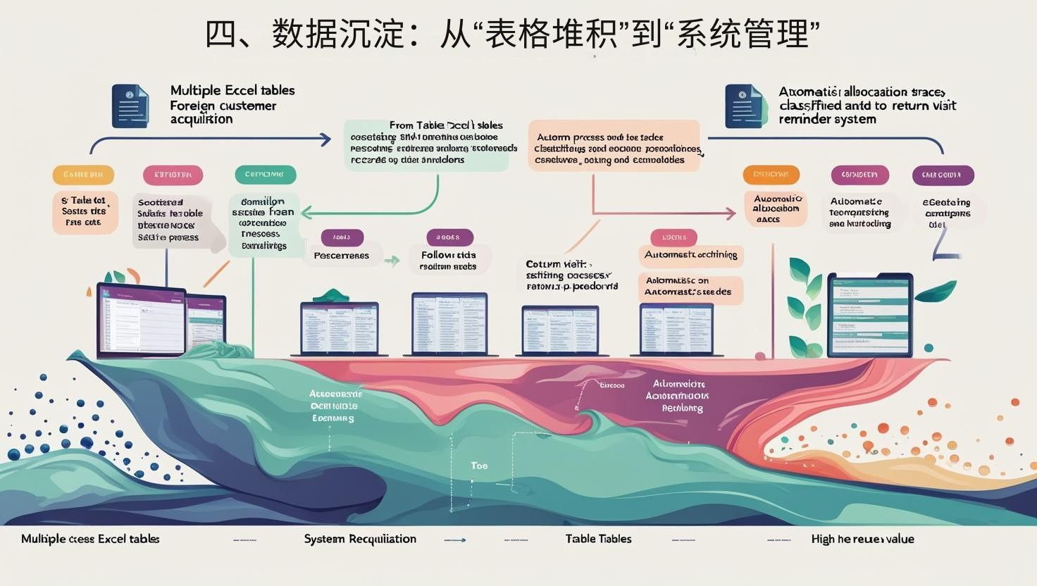 四、数据沉淀：从“表格堆积”到“系统管理”