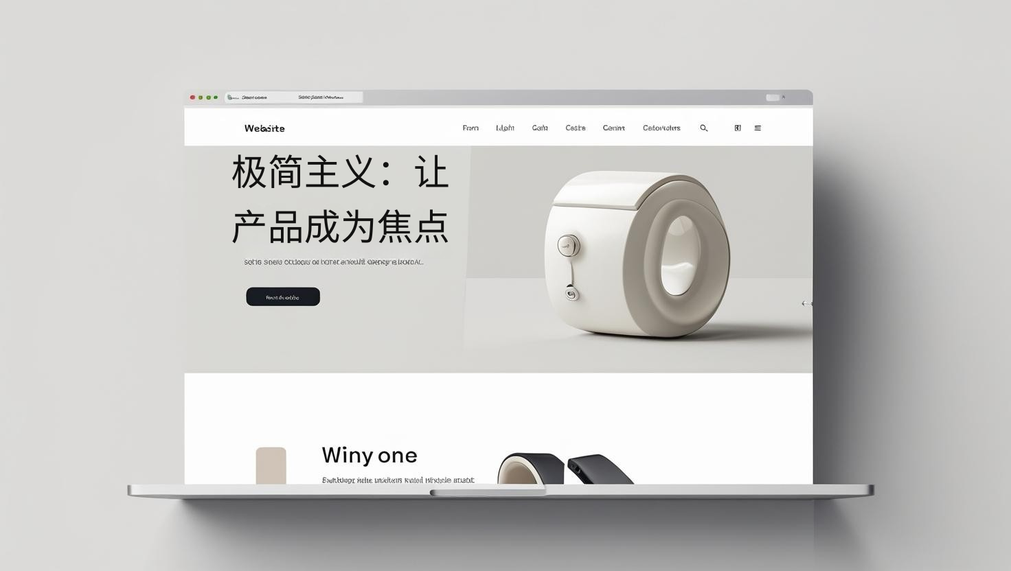 极简主义：让产品成为焦点