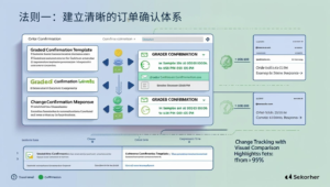 法则一：建立清晰的订单确认体系