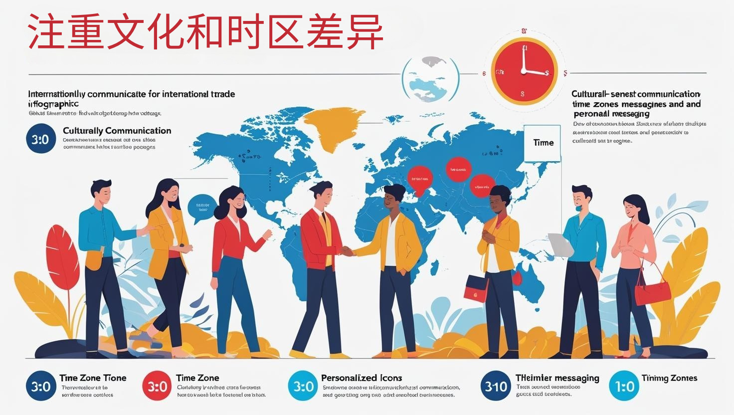 注重文化和时区差异