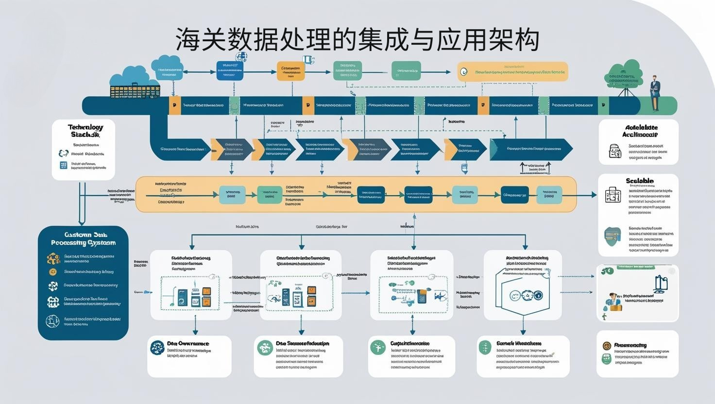 海关数据处理的集成与应用架构