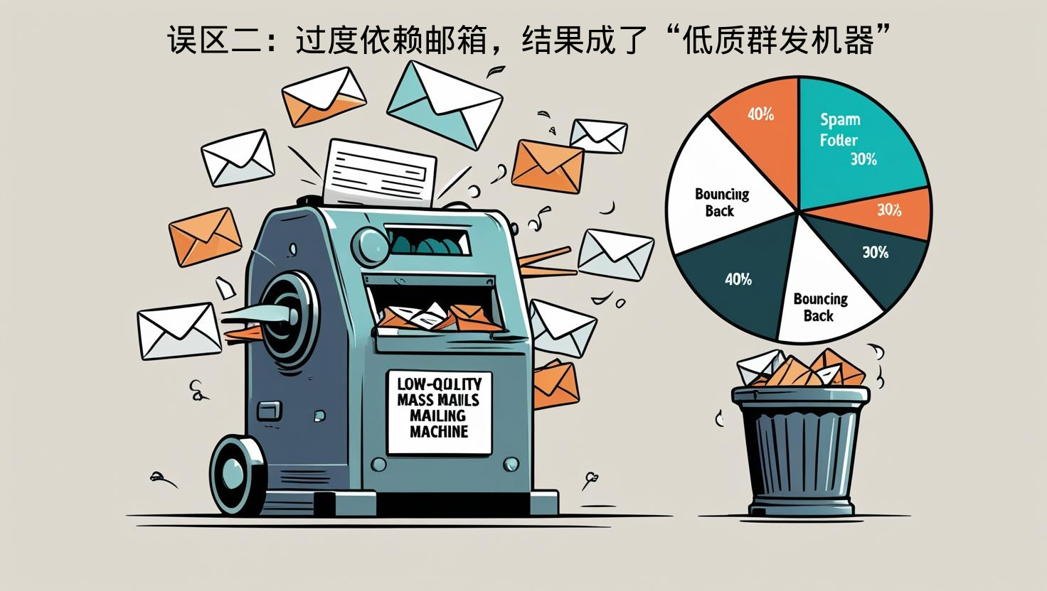 误区二:过度依赖邮箱,结果成了“低质群发机器”