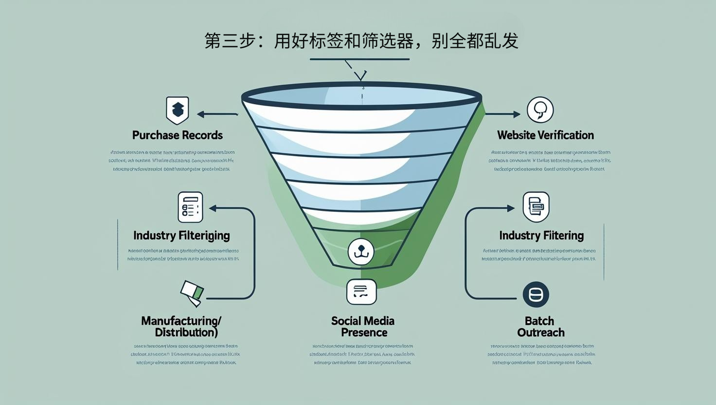 第三步：用好标签和筛选器，别全都乱发