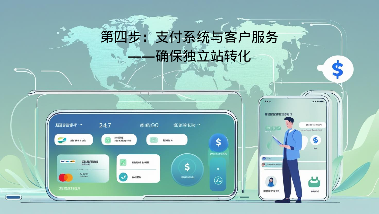 第四步：支付系统与客户服务——确保独立站转化