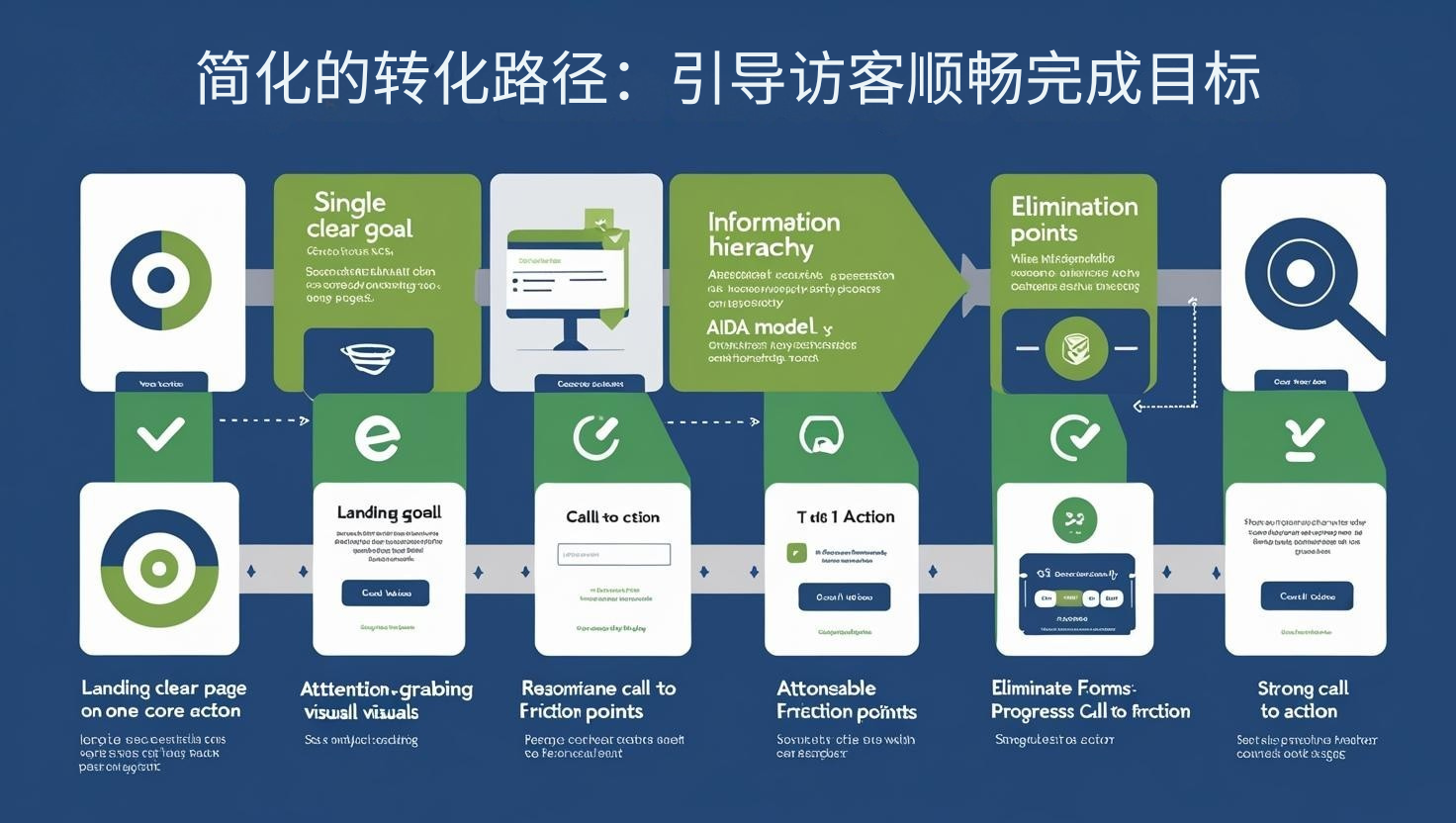 简化的转化路径：引导访客顺畅完成目标