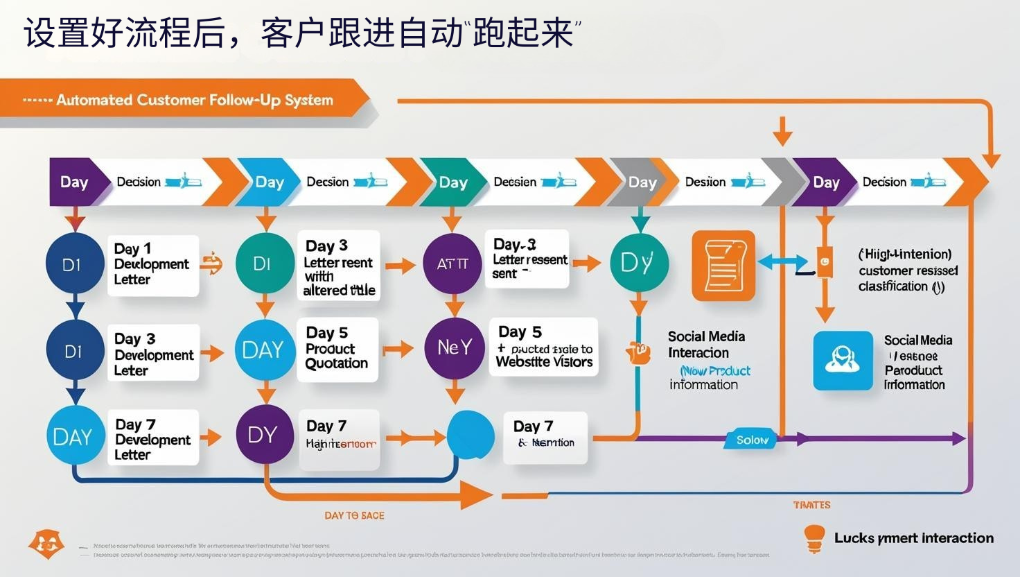 设置好流程后，客户跟进自动“跑起来”