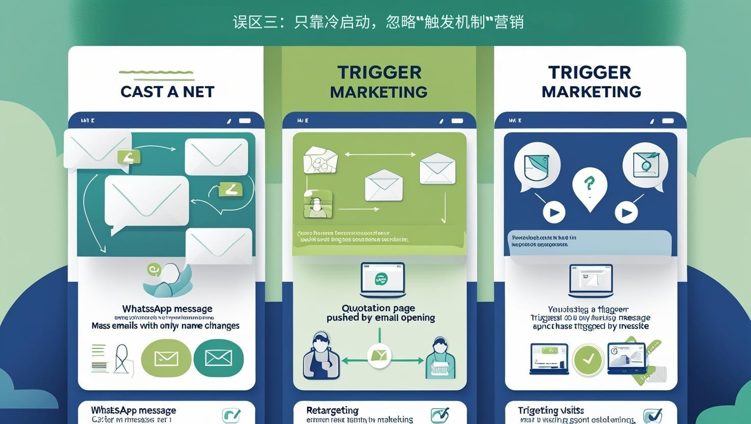 误区三：只靠冷启动，忽略“触发机制”营销