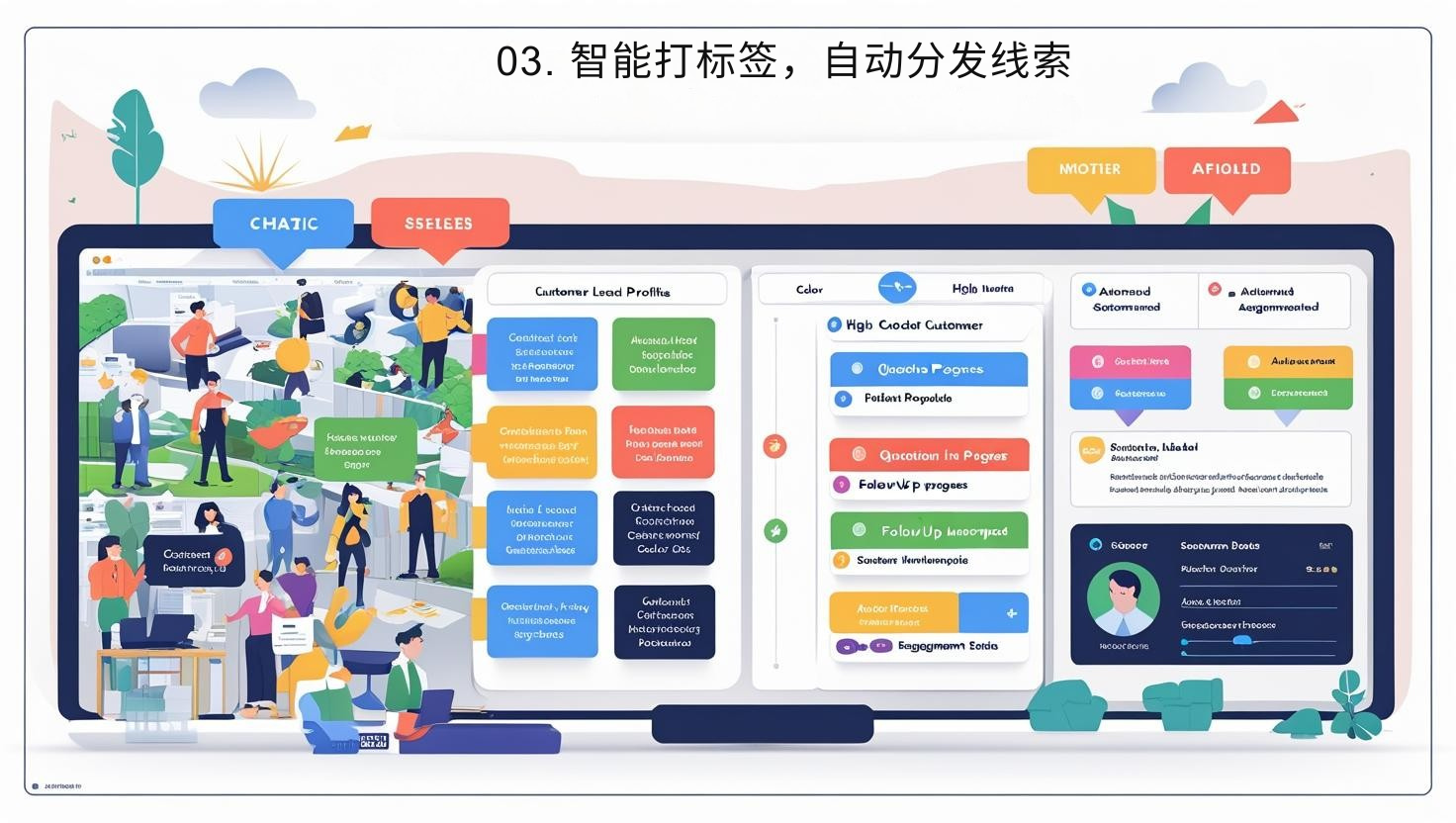 03. 智能打标签，自动分发线索