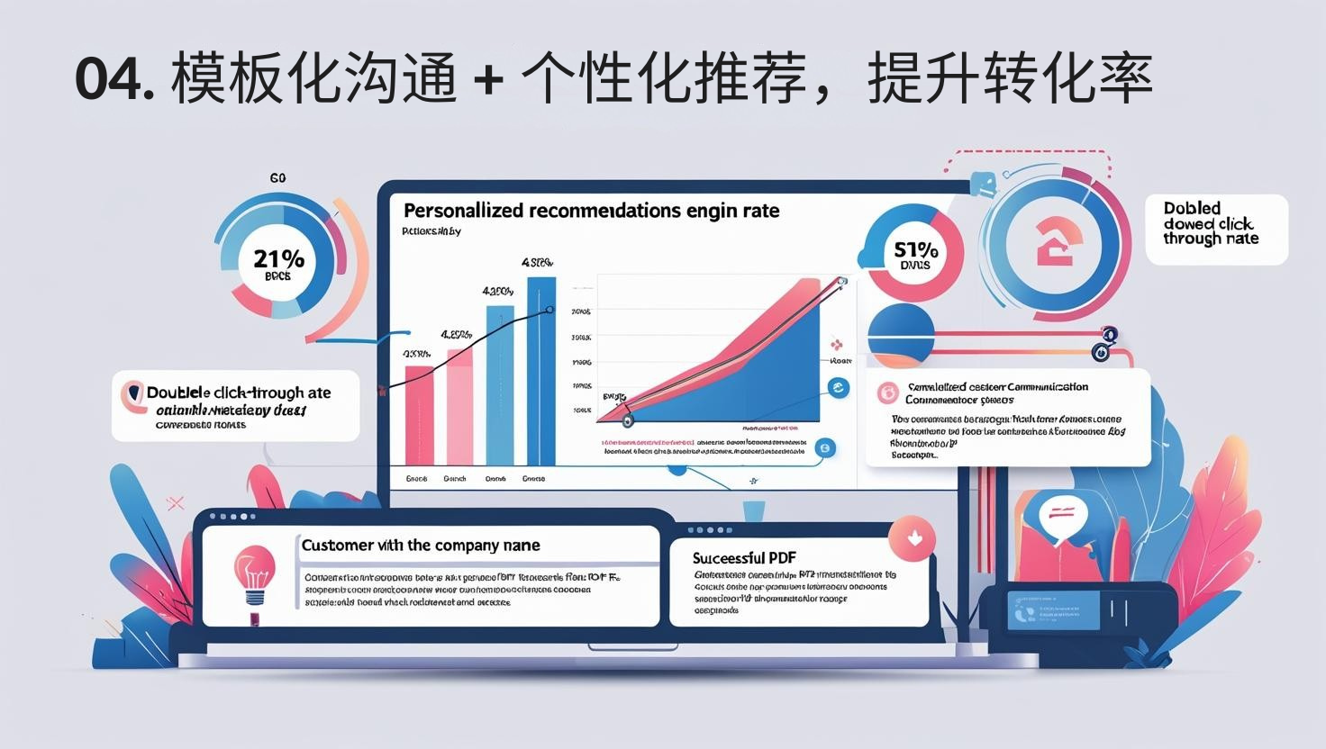 04. 模板化沟通 + 个性化推荐，提升转化率