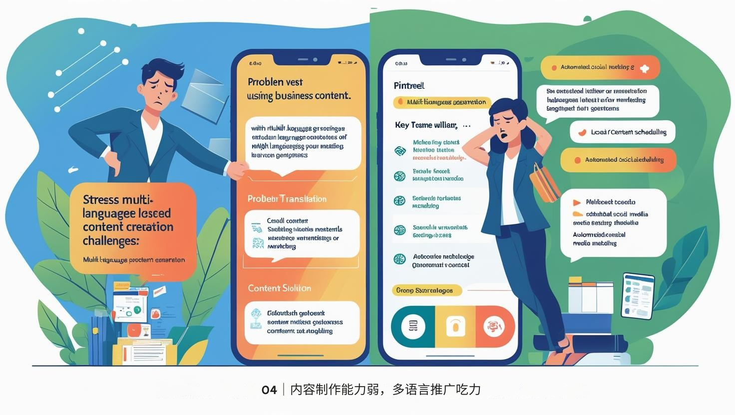 04｜内容制作能力弱，多语言推广吃力