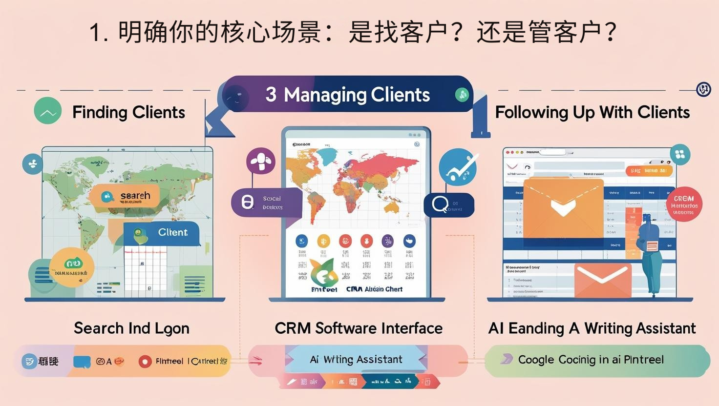 1. 明确你的核心场景：是找客户？还是管客户？