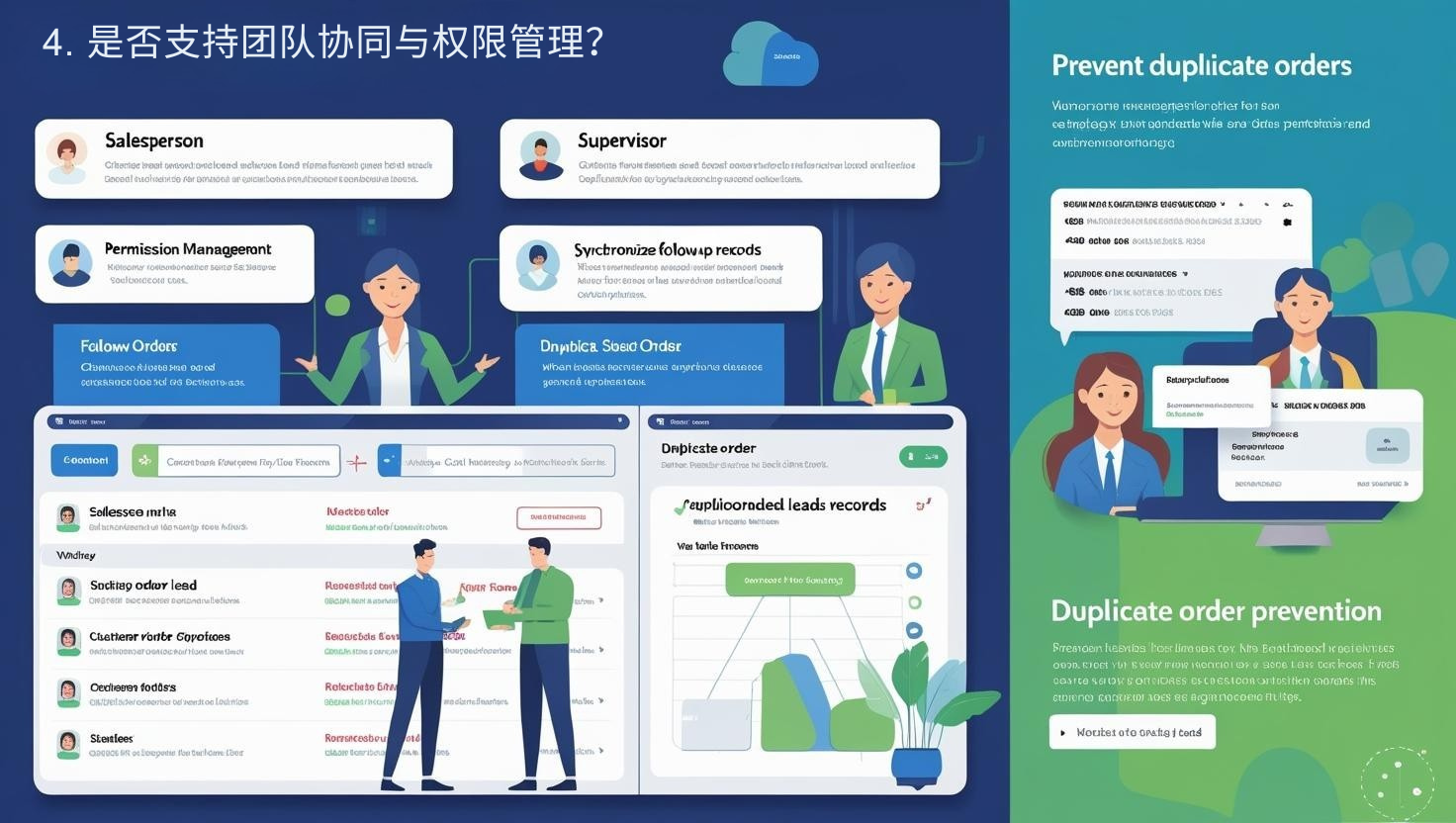 4. 是否支持团队协同与权限管理？