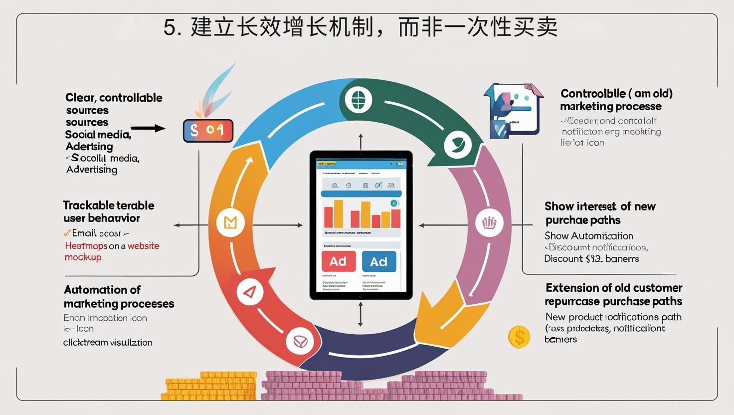 5. 建立长效增长机制，而非一次性买卖