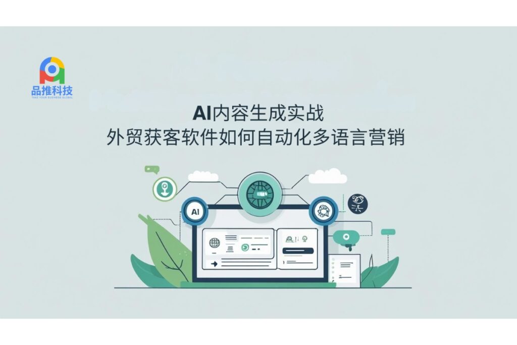 AI内容生成实战：外贸获客软件如何自动化多语言营销 