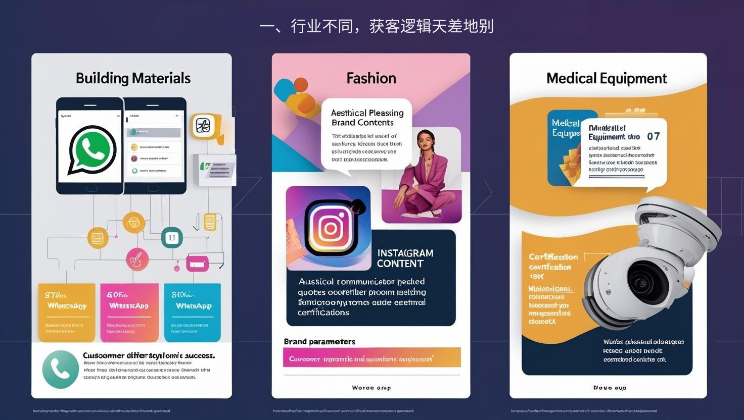 一、行业不同，获客逻辑天差地别
