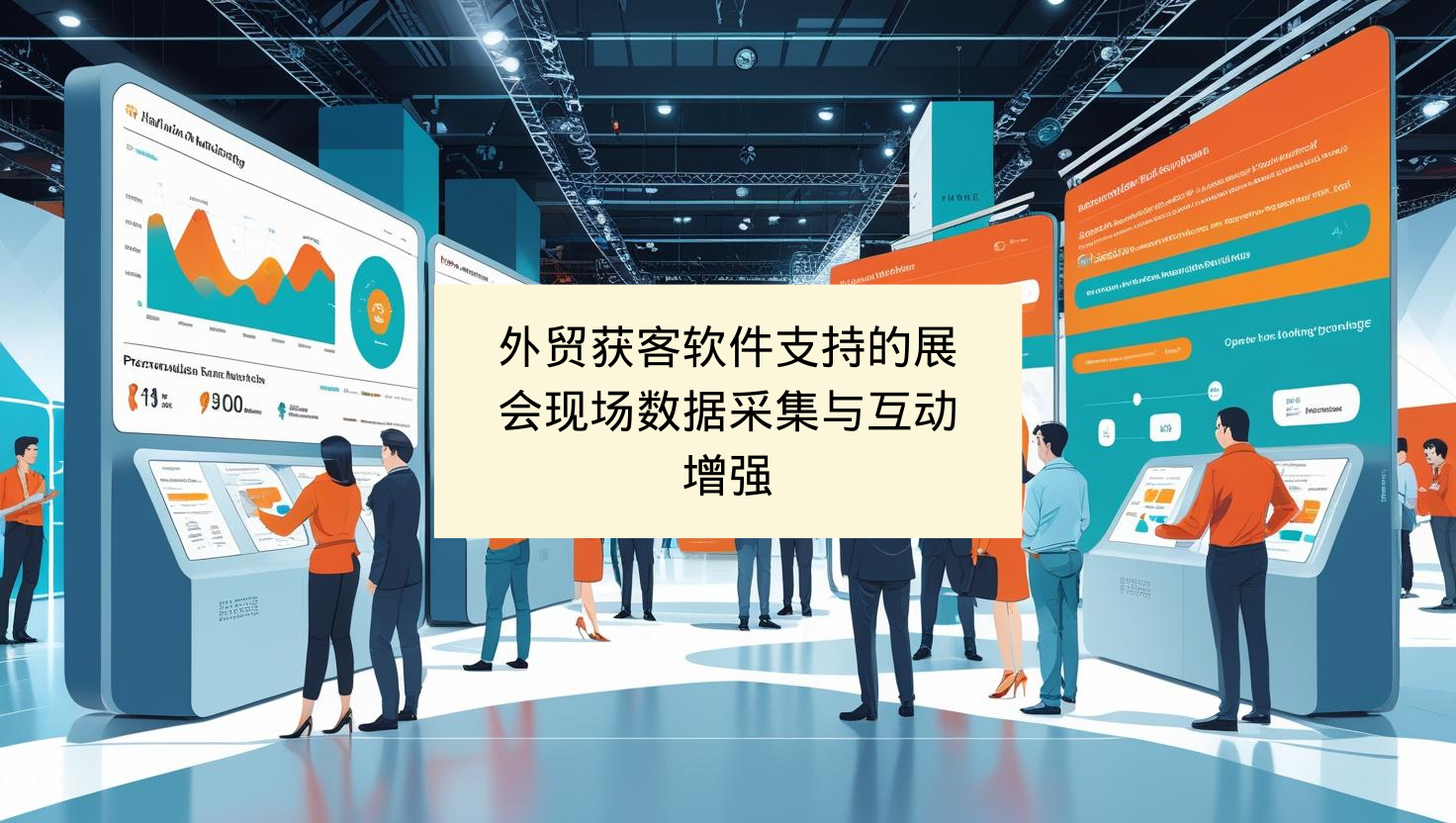 外贸获客软件支持的展会现场数据采集与互动增强