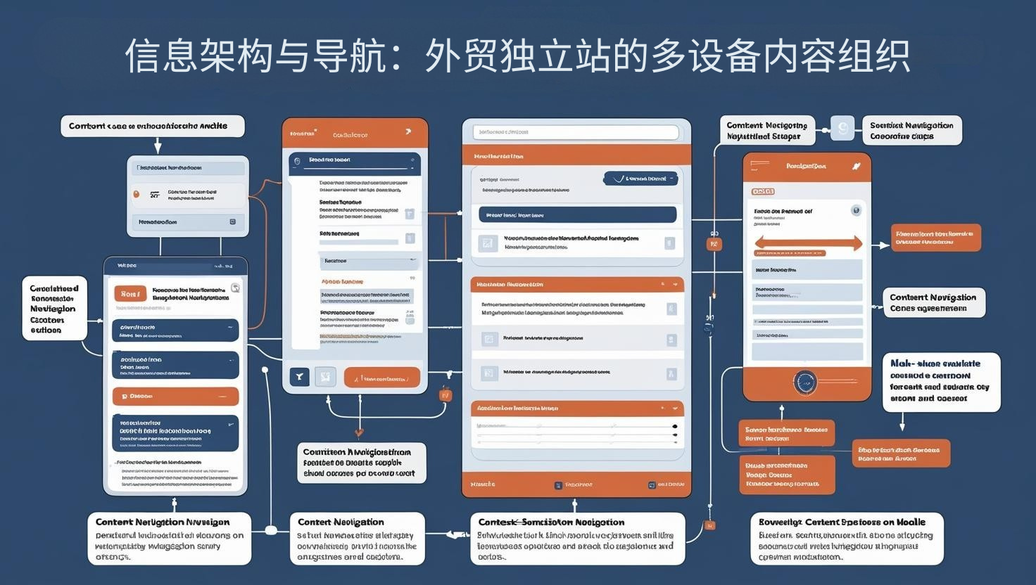 信息架构与导航：外贸独立站的多设备内容组织