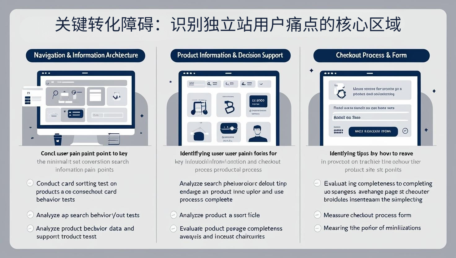 关键转化障碍：识别独立站用户痛点的核心区域
