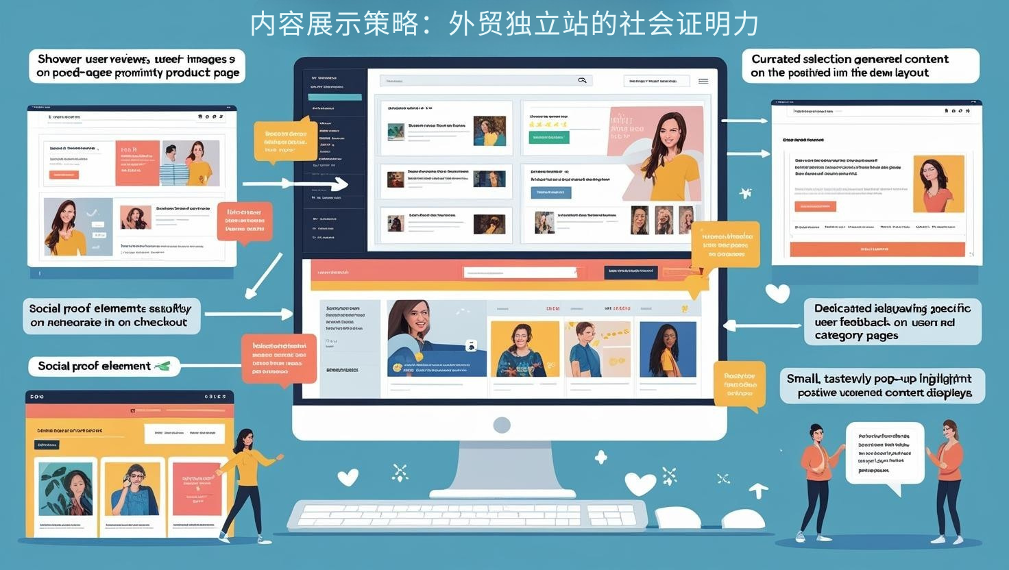 内容展示策略：外贸独立站的社会证明力