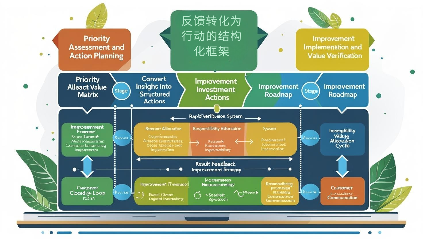 反馈转化为行动的结构化框架