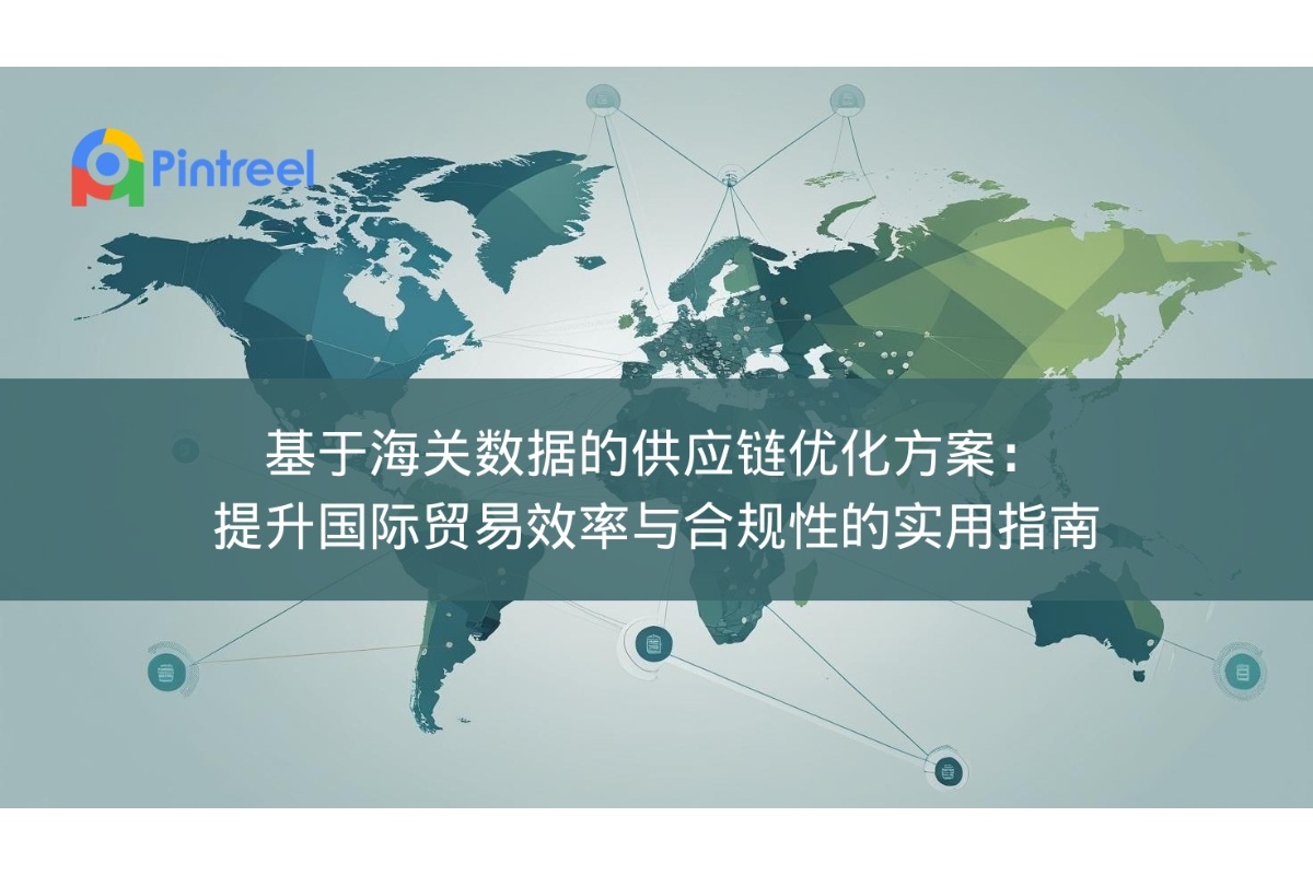 基于海关数据的供应链优化方案：提升国际贸易效率与合规性的实用指南