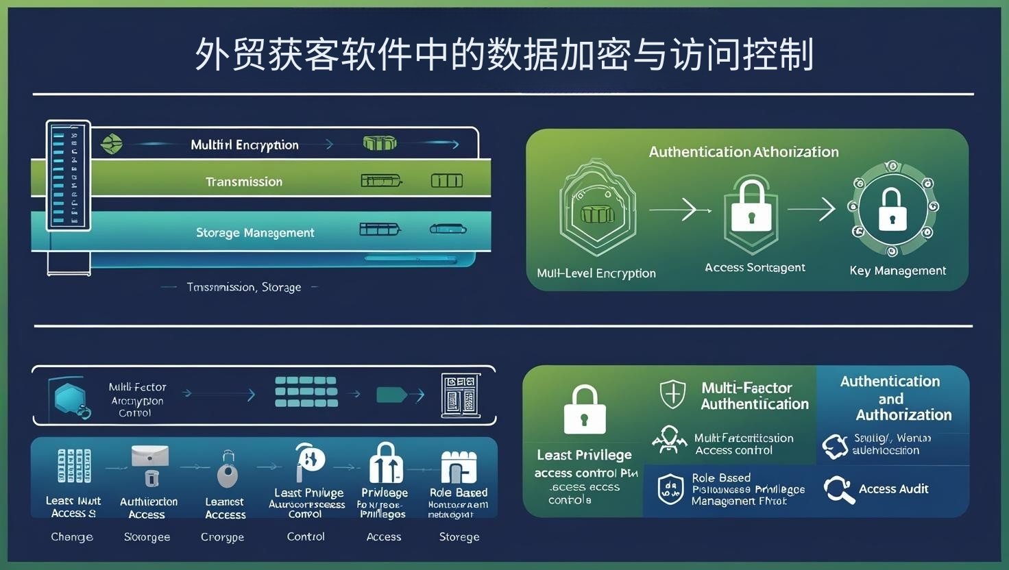 外贸获客软件中的数据加密与访问控制